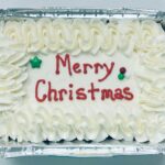Dairy Free Merry Christmas Carrot Cake 5" x 7" Slab