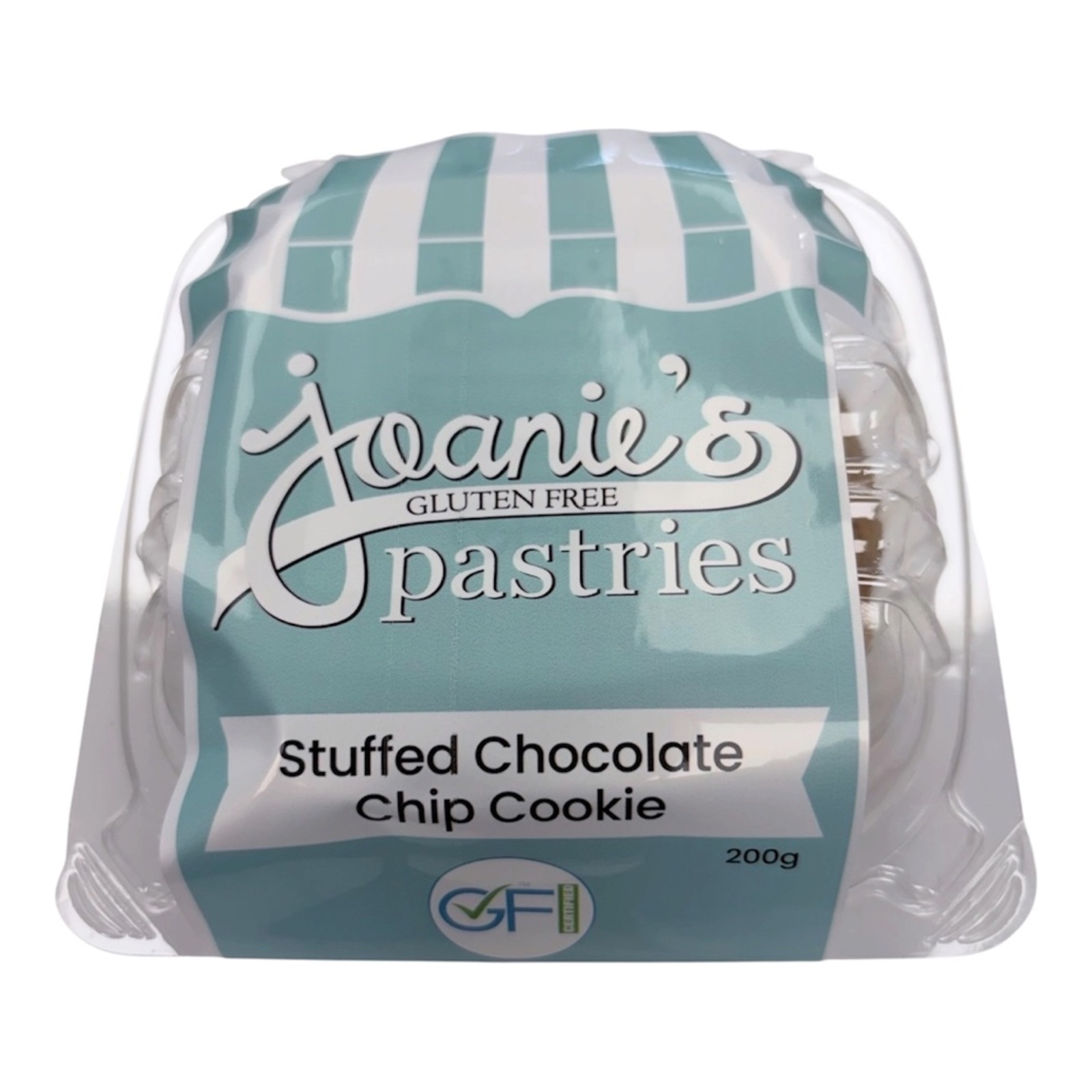 Stuffed Chocolate Chip Cookie - (single packaged) — gluten free — Joanie’s Pastries wholesale